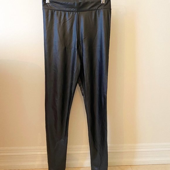 Topshop Pleather Leggings - Picture 1 of 2